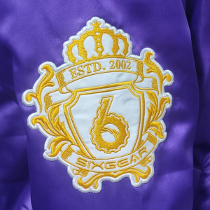 SIXGEAR Purple Satin Varsity jacket - Image 6