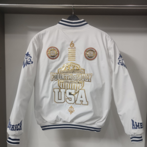 SIXGEAR White Softshell Varsity jacket - Image 4