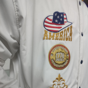SIXGEAR White Softshell Varsity jacket - Image 6
